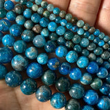 Natural Stone Round Beads for Jewelry Making - Amethyst Jade Agate Rose Quartz