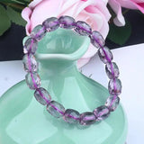 Amethyst Healing Bracelet Fine Jewelry Purple Crystal Faceted Amethyst Bracelet