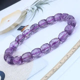 Amethyst Healing Bracelet Fine Jewelry Purple Crystal Faceted Amethyst Bracelet