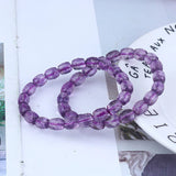 Amethyst Healing Bracelet Fine Jewelry Purple Crystal Faceted Amethyst Bracelet