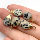 Amethyst Pendants Turquoise Quartz Charms for Jewelry Making