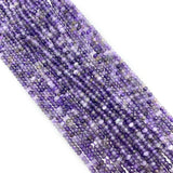 Natural Stone Amethyst Tiger Eye Spacer Beads 2x3 3x4 5x6mm