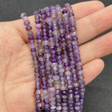 Natural Stone Amethyst Tiger Eye Spacer Beads 2x3 3x4 5x6mm
