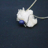 Amethyst Women Necklace Stainless Steel Cross Chain BirthStone Fine Jewellery