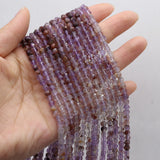 Square Faceted Citrine Beads for Jewelry Making