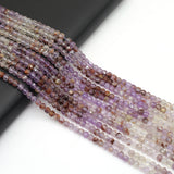 Square Faceted Citrine Beads for Jewelry Making