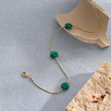 Natural Stone Anklet For Women Summer Outing Jewelry
