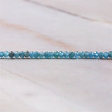Apatite Small Beads Rondelle Abacus Shape 2-4mm Jewelry DIY Craft