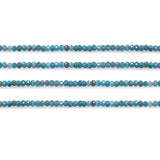 Apatite Small Beads Rondelle Abacus Shape 2-4mm Jewelry DIY Craft