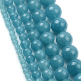 Aquamarine Round Beads for Jewelry Making 4/6/8/10/12mm