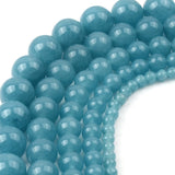 Aquamarine Round Beads for Jewelry Making 4/6/8/10/12mm