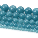 Aquamarine Round Beads for Jewelry Making 4/6/8/10/12mm