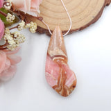 Argentina Rhodochrosite Drilled Gemstone Pendant Bead