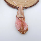 Argentina Rhodochrosite Drilled Gemstone Pendant Bead