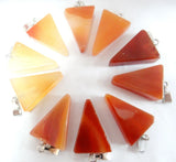 Natural Stone Mixed Charms Pendants for DIY Jewelry Making
