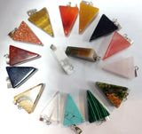 Natural Stone Mixed Charms Pendants for DIY Jewelry Making