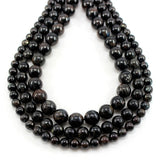 Astrophyllite Natural Stone Round Beads Strand 6/8/10MM 15 Inch