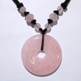 Aventurine Quartz Crystal Donut Charm Pendant for DIY Jewelry Making