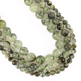 Prehnite Jade Round Loose Beads for Jewelry Making 6 8 10mm