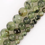 Prehnite Jade Round Loose Beads for Jewelry Making 6 8 10mm