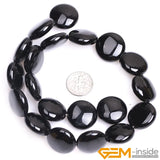 Black Agates Coin Faceted Bead 15 Inch Strand DIY Jewelry Beads