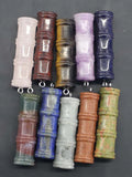 Natural Stone Bamboo Joint Shape Pendant for Jewelry Making