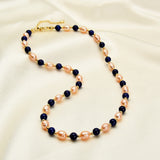 Baroque Fresh Water Pearl Necklace Natural Stone Charm Jewelry for Women