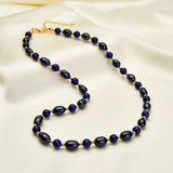 Baroque Fresh Water Pearl Necklace Natural Stone Charm Jewelry for Women