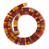 Natural Stone Bead Agat Jaspers Flat Spacer Beads 2x6mm Heishi