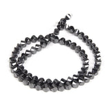 Natural Stone Bead Hematite Square Heart Geometrical Spacer Beads