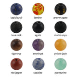 Natural Stone Bead Box Kits Agates Jades Spacer Beads DIY Accessories Tools