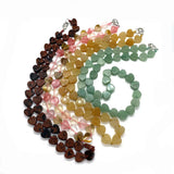 Natural Stone Bead Necklace Pine Crystal Love Healing Chakra Malachite