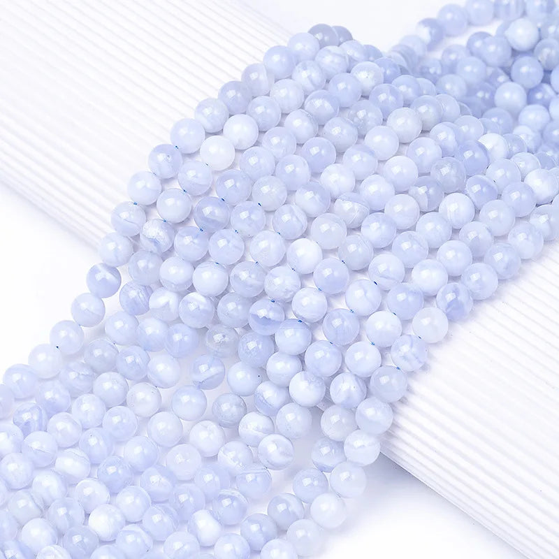 Purple Lace Agate Round Beads for Jewelry Making 6/8/10mm