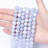 Purple Lace Agate Round Beads for Jewelry Making 6/8/10mm