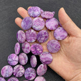 Natural Agate Stone Bead Flat Gasket Loose Needle Thread DIY Jewelry