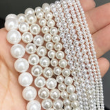 Natural Stone Bead Shell Beads 15 Inches Strand DIY Jewelry Making