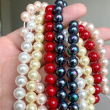 Natural Stone Bead Shell Beads 15 Inches Strand DIY Jewelry Making