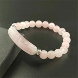 Stone Bead Strand Bracelet Reiki Healing Pink Quartz Aventurine Agates
