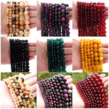 Tourmaline Persian Jades Round Charm Beads 4-12mm