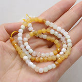Yellow Jade Faceted Cube Beads for Jewelry Making DIY Bracelet