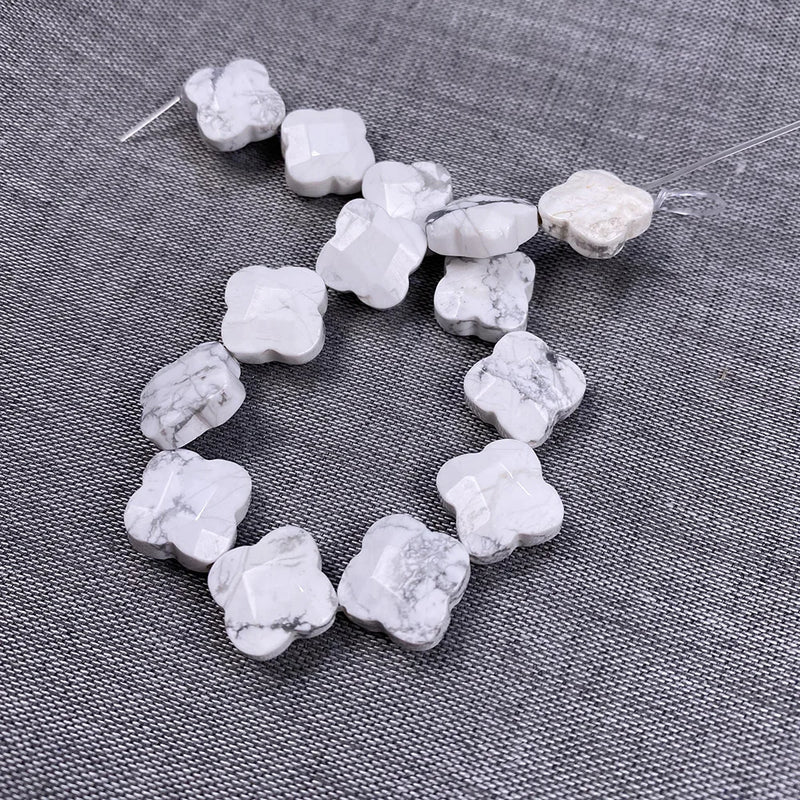 Agate Clover Beads for Jewelry Making DIY Bracelet Necklace