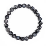 Natural Stone Beaded Bracelet Set Agates Howlites Bangle Jewelry