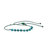 Natural Stone Beaded Bracelet Tassel 4mm Spiking Beads Thin Bracelets
