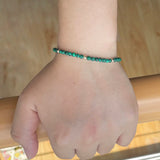Malachite Beaded Bracelet for Women Adjustable Luck Rope Chain Jewelry