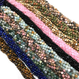 Natural Stone Faceted Beads for DIY Jewelry Making