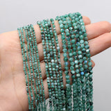 Natural Stone Beaded Faceted Round Gemstone Loose Beads for Jewelry Making