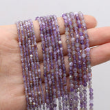 Natural Stone Beaded Faceted Round Gemstone Loose Beads for Jewelry Making