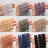 Natural Stone Beaded Faceted Round Gemstone Loose Beads for Jewelry Making