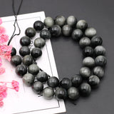 Hawkeye Stone Beaded Round Gemstone Loose Beads for Jewelry Making