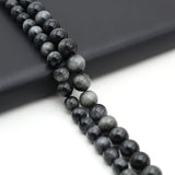 Hawkeye Stone Beaded Round Gemstone Loose Beads for Jewelry Making